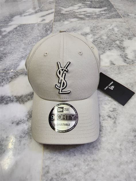 new era ysl monogram cap|YSL UNBOXING : New Era YSL Monogram Cap .